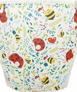 HappyBear - Zwemluier Lieveheersbeestjes | 0-3 Jaar - Wasbaar - Onesize