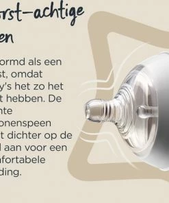 Tommee Tippee Babyflessen - Advanced Anti-koelik - Langzaam Stromende Borstachtige Speen - 260 Ml - Pak Van 3 16 Tommee Tippee Babyflessen - Advanced Anti-koelik - Langzaam Stromende Borstachtige Speen - 260 Ml - Pak Van 3 -Zwitsal - Winkel 550x520 9