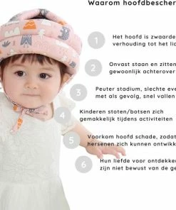 Merkloos Baby Hoofdkussen - Baby Zachte Helm - Baby Kinderhelm - Baby Veiligheidskussen - Val Beveiliging En Bescherming Kind - Hoofdbescherming - Hoofdbeschermer - Geen Kinder Fietshelm | Licht Groen Zonder Oortjes -Zwitsal - Winkel 550x522 6