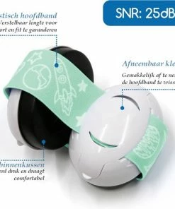 Tuuti Gehoorbeschermers - Gehoorbescherming Baby - SNR25dB - Gehoorbescherming Kinderen - Vitality Green -Zwitsal - Winkel 550x522 7