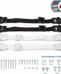 Tatkraft TV Straps - Kantelbeveiliging Voor Televisie & Meubels - Anti Kantel Banden - Omvalbeveiliging - Set 4 Stuks -Zwitsal - Winkel 550x523 4