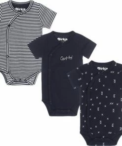 Dirkje Baby Jongens 3 Pack Rompertje - Maat 62/68