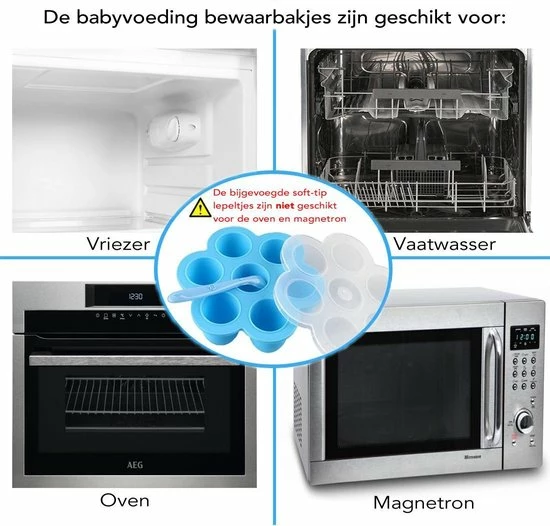 Southland Babyvoeding Bewaarbakjes - Babyvoedingsaccessoires - Siliconen Lepeltjes - BPA-vrij - Babyvoeding Diepvriesbakje 8 Southland Babyvoeding Bewaarbakjes - Babyvoedingsaccessoires - Siliconen Lepeltjes - BPA-vrij - Babyvoeding Diepvriesbakje - Afbeelding 8