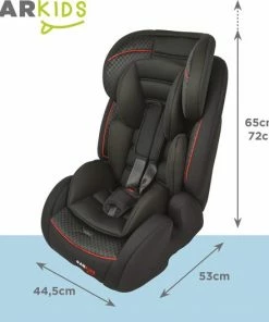 Carkids Verstelbaar Kinderautostoeltje Zwart En Rood | Kinderautostoel Groep 1-2-3 Met Isofix En Top Tether Connector | Kinderen Van 9 Maanden -12 Jaar | 9-36 Kg -Zwitsal - Winkel 550x527 10