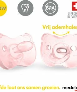 Medela Baby Fopspeen Soft Silicone Superzacht Lichtgewicht Eendelig - Soft Pink - 0-6 Maanden - 1 Stuks 24 Medela Baby Fopspeen Soft Silicone Superzacht Lichtgewicht Eendelig - Soft Pink - 0-6 Maanden - 1 Stuks -Zwitsal - Winkel 550x527 6