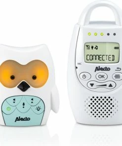 Alecto DBX-84 - DECT Babyfoon Uil - Nachtlampje - Wit/Mint -Zwitsal - Winkel 550x528 1