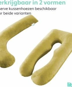 Litollo Zwangerschapskussen XXL - Voedingskussen - Lichaamskussen - 280cm - Zachte Fleece Stof - Body Pillow - Afneembare Hoes - Okergeel 16 Litollo Zwangerschapskussen XXL - Voedingskussen - Lichaamskussen - 280cm - Zachte Fleece Stof - Body Pillow - Afneembare Hoes - Okergeel -Zwitsal - Winkel 550x530 2
