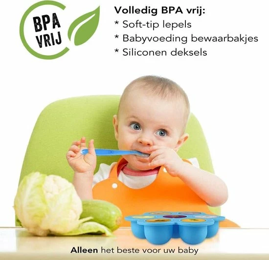 Southland Babyvoeding Bewaarbakjes - Babyvoedingsaccessoires - Siliconen Lepeltjes - BPA-vrij - Babyvoeding Diepvriesbakje 2 Southland Babyvoeding Bewaarbakjes - Babyvoedingsaccessoires - Siliconen Lepeltjes - BPA-vrij - Babyvoeding Diepvriesbakje - Afbeelding 2
