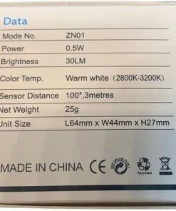 Togadget® - Automatische PIR Motion Bewegingssensor Led Lamp, Automatische PIR Motion Licht, Nachtlampje Met Pir Motion Sensor -Zwitsal - Winkel 550x532