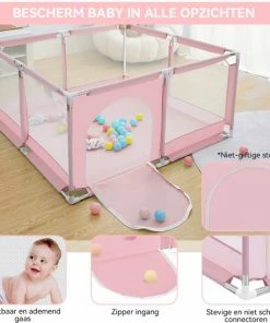 Comomy Grondbox - Vierkant Speelbox - Spel Kasteel - 128x128x66cm - Roze 8 Comomy Grondbox - Vierkant Speelbox - Spel Kasteel - 128x128x66cm - Roze -Zwitsal - Winkel 550x532 5