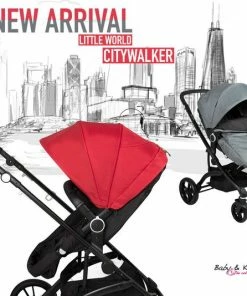 Little World Kinderwagen City Walker 3 In 1 - Zwart - Tot 22 Kg! -Zwitsal - Winkel 550x534