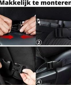 Merkloos Multifunctionele Auto Opbergtas - Autostoel Organizer Met Touch Screen Tablet Houder - Auto Organizer - Auto Accessoires - Autostoelbeschermer - Kick Mat - Achterbank Organizer - Opbergtas - Speelgoed Opberger - Car Seat Organizer - Waterbestendig -Zwitsal - Winkel 550x536 7