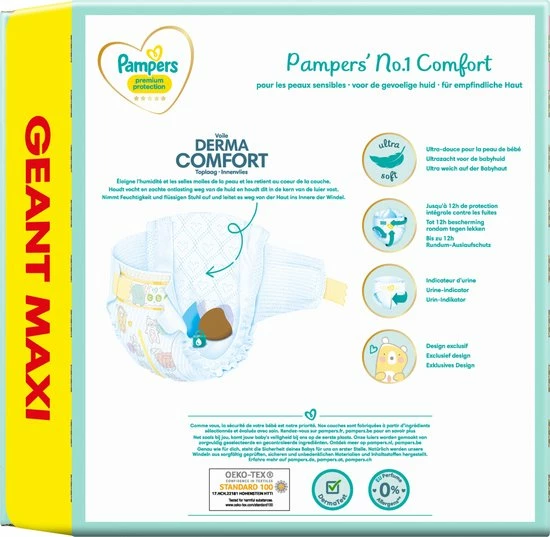 Pampers Premium Protection Luiers - Maat 4 - 80 Luiers 11 Pampers Premium Protection Luiers - Maat 4 - 80 Luiers - Afbeelding 11