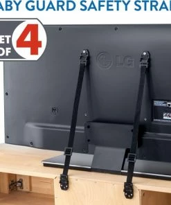 Tatkraft TV Straps - Kantelbeveiliging Voor Televisie & Meubels - Anti Kantel Banden - Omvalbeveiliging - Set 4 Stuks -Zwitsal - Winkel 550x537 8