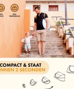 Deryan Peuter Luxe Campingbedje – Inclusief Zelfopblaasbare Matras - Silver -Zwitsal - Winkel 550x540 7