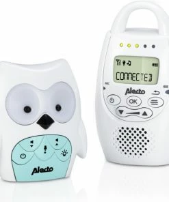 Alecto DBX-84 - DECT Babyfoon Uil - Nachtlampje - Wit/Mint -Zwitsal - Winkel 550x541 2