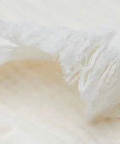 Jollein Baby Deken Ledikant 120x120cm Muslin Fringe - Ivory -Zwitsal - Winkel 550x542