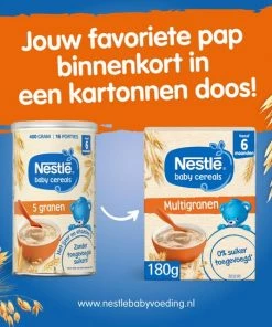 Nestl? Nestl Baby Cereals 5 Granen - Babypap - Vanaf 6 Maanden - 3 Stuks - Totaal 48 Porties 10 Nestl? Nestl Baby Cereals 5 Granen - Babypap - Vanaf 6 Maanden - 3 Stuks - Totaal 48 Porties -Zwitsal - Winkel 550x543