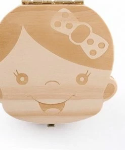 Go Go Gadget Tanden Opbergdoosje | Melktanden | Houten Tandendoosje | Tandenfee | Meisje