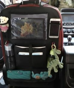 Merkloos Multifunctionele Auto Opbergtas - Autostoel Organizer Met Touch Screen Tablet Houder - Auto Organizer - Auto Accessoires - Autostoelbeschermer - Kick Mat - Achterbank Organizer - Opbergtas - Speelgoed Opberger - Car Seat Organizer - Waterbestendig -Zwitsal - Winkel 550x544 13