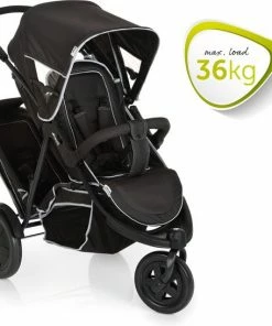 Hauck Freerider SH12 Duo Kinderwagen - Zwart -Zwitsal - Winkel 550x546 1