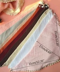 RoYo Set Van 6 Aardetinten Slabbetjes - 100% Organisch Katoen - Bandana Slab - Hydrofiel - Slabber - Kwijl Slabbetjes - Slabbertjes Baby - Kraamcadeau Meisje -Zwitsal - Winkel 550x546 3