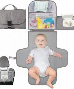 Babycare Verschoonmatjes - Verschoonmatje - Opvouwbaar Verschoonmatje - Reis Verschoonkussen - Luiertas - Opvouwbaar Luiertas