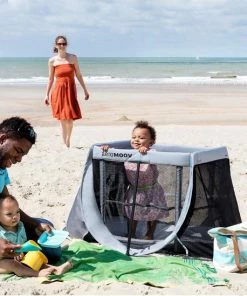 AeroMoov Instant Travel Cot Reisbed - Grey Rock -Zwitsal - Winkel 550x549 7