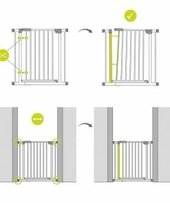 Hauck Autoclose N Stop 2 Veiligheidshekje - 75 Tot 80 Cm - Uitbreidbaar - White 14 Hauck Autoclose N Stop 2 Veiligheidshekje - 75 Tot 80 Cm - Uitbreidbaar - White -Zwitsal - Winkel 550x550 1