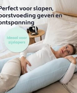 Litollo® Zwangerschapskussen XXL - Voedingskussen - Lichaamskussen - Body Pillow - 280cm - Afneembare Hoes - Roze -Zwitsal - Winkel 550x550 1002