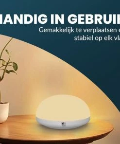 MW Shops Nachtlampje – Baby Kinderen & Volwassenen – Dimbaar Valbestendig Draadloos – Nachtlamp Met Touch Control Incl. 4 GRATIS E-books - Multifunctioneel -Zwitsal - Winkel 550x550 1017
