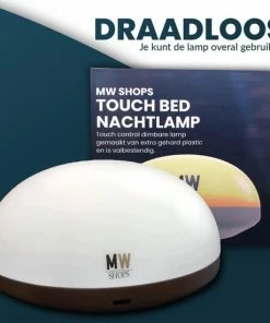 MW Shops Nachtlampje – Baby Kinderen & Volwassenen – Dimbaar Valbestendig Draadloos – Nachtlamp Met Touch Control Incl. 4 GRATIS E-books - Multifunctioneel -Zwitsal - Winkel 550x550 1019