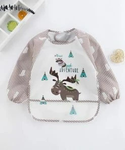 Seek Adventure Slabbetje Met Lange Mouwen Of Schort Voor Schilderen Of Eten Kind En Baby