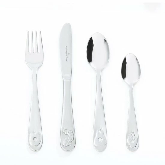 Keltum Lucardi Rupsje Nooitgenoeg Bestekset - 4-delig 4 Keltum Lucardi Rupsje Nooitgenoeg Bestekset - 4-delig - Afbeelding 4