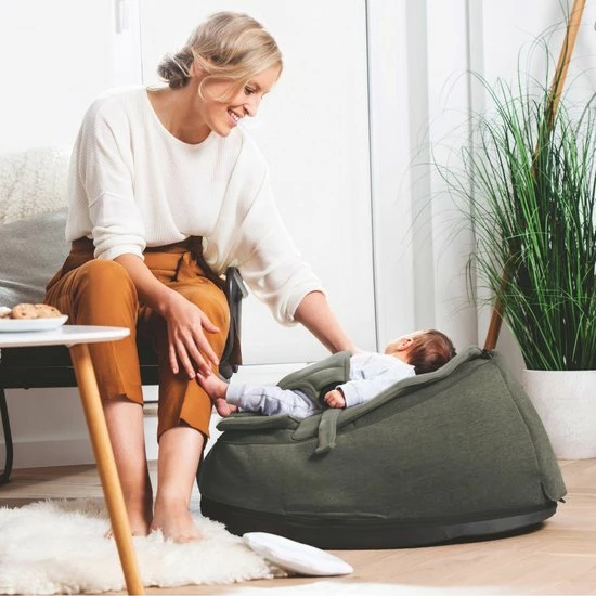 Doomoo - Seat'n Swing - Meegroeiende Poef En Schommelstoel - Kaki 8 Doomoo - Seat'n Swing - Meegroeiende Poef En Schommelstoel - Kaki - Afbeelding 8