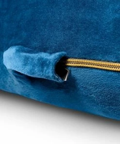 Telano Zwangerschapskussen XXL - Extra Hoes En Opbergtas - Exclusieve Gouden Rits - Velvet Stof - Voedingskussen - U Vorm - Extra Groot - Zijslaapkussen - Blauw -Zwitsal - Winkel 550x550 112