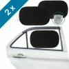 ALFA LIFESTYLE® Statische Zonneschermen – SHADE PRO V2 - Zwart Zonnescherm – UV Protectie Bescherming - Zonwering Auto - 2 Stuks