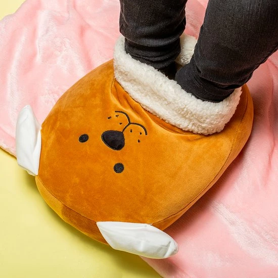 Balvi Voetenwarmer - Woof - Bruin 1 Balvi Voetenwarmer - Woof - Bruin