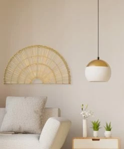 Rotan Regenboog XL - Kinderkamer Wanddecoratie - 61x34 - Bali Lifestyle