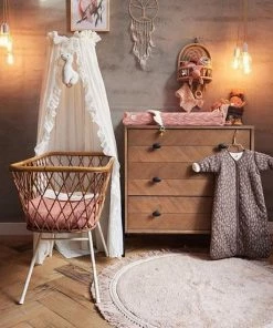 Jollein Baby Deken Ledikant 100x150cm Spring Knit - Rosewood/Coral Fleece -Zwitsal - Winkel 550x550 186