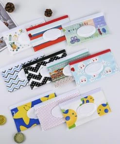 Merkloos Billendoekjes Houder - Vochtige Tissuehouder -Natte Doekjes Houder - Dispenser - Wipe Box - Vochtig Toiletpapier Houder - Geschikt Voor Make Up Doekjes, Reinigingsdoekjes - Baby Cadeau - Kraamcadeau - Blauw -Zwitsal - Winkel 550x550 208