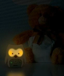 Alecto DBX-84 - DECT Babyfoon Uil - Nachtlampje - Wit/Mint -Zwitsal - Winkel 550x550 236