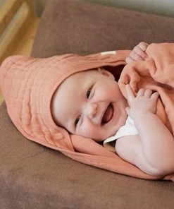 Jollein Badcape Wrinkled 75x75cm - Rosewood -Zwitsal - Winkel 550x550 244