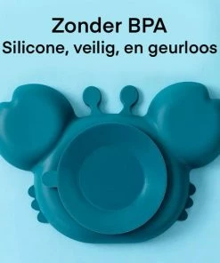 KimDo Kinderbord Met Vakjes En Een Zuignap - Roze - Siliconen Bord - Antislip - Kinderen - Kinderservies- Baby Servies - Baby Bordje -Zwitsal - Winkel 550x550 249