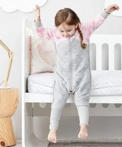 Love To Dream™ Slaappak™ - Pyjama En Dekbed In 1 - Peuter -24-36 Maanden - Winter - Grijs Roze -Zwitsal - Winkel 550x550 310