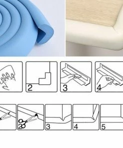 Minikidsshop Stootrand Foam - Rand Beschermer - Rand Bescherming - Tafelbeschermer - Kids/kinder Safety - Baby Safety - Veiligheid - Tafelhoek - Tafelrand - Omrander - Stootkussen - Stootrand - Ledikant - Bruin -Zwitsal - Winkel 550x550 312