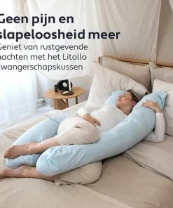 Litollo Zwangerschapskussen XXL - Voedingskussen - Lichaamskussen - 280cm - Zachte Fleece Stof - Body Pillow - Afneembare Hoes - Okergeel 13 Litollo Zwangerschapskussen XXL - Voedingskussen - Lichaamskussen - 280cm - Zachte Fleece Stof - Body Pillow - Afneembare Hoes - Okergeel -Zwitsal - Winkel 550x550 313