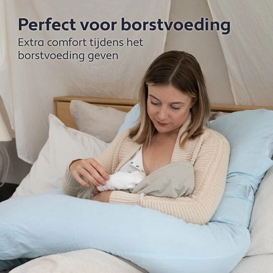 Litollo Zwangerschapskussen XXL - Voedingskussen - Lichaamskussen - 280cm - Zachte Fleece Stof - Body Pillow - Afneembare Hoes - Okergeel 4 Litollo Zwangerschapskussen XXL - Voedingskussen - Lichaamskussen - 280cm - Zachte Fleece Stof - Body Pillow - Afneembare Hoes - Okergeel - Afbeelding 4