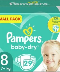 Pampers - Baby Dry - Maat 8 - Small Pack - 29 Luiers