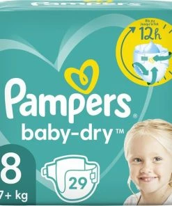 Pampers - Baby Dry - Maat 8 - Small Pack - 29 Luiers -Zwitsal - Winkel 550x550 329